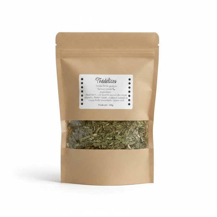Tisane Brûle Graisse - Fond Blanc
